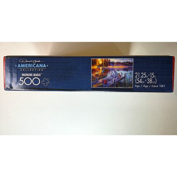 Buffalo Games Vivid Collection 'Morning Magic' 500-Piece Puzzle New Sealed vn - Picture 2 of 3